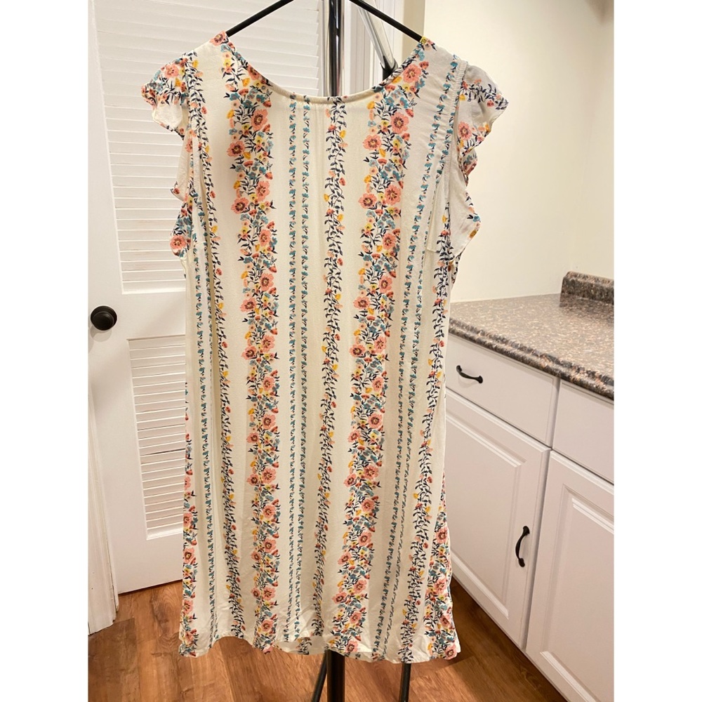 White Floral Spring Dress